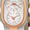 Philip Stein Signature Philip Stein Women's 'Signature' Mother Of Pearl Dial Gold Leather Strap Two Tone Quartz Watch Ladies Watch Model 1TRG-FMOP-CSHG