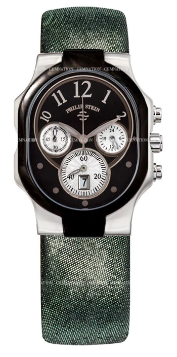 Philip Stein Signature Classic Chronograph Ladies Watch Model 22TB-FB-CGRM 1 Philip Stein Signature Classic Chronograph Ladies Watch Model 22TB-FB-CGRM