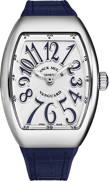Franck Muller Vanguard Ladies Watch Model 35QZBLUSILBLU 1 Franck Muller Vanguard Ladies Watch Model 35QZBLUSILBLU
