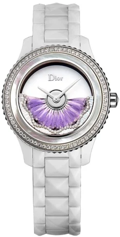 Christian Dior White VIII Grand Bal Ladies Watch Model CD123BE1C003