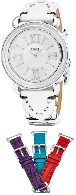 Fendi Selleria 3 Additional Straps Set With Ladies Watch Model F8010345H0-SET2