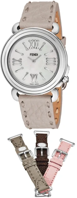 Fendi Selleria 3 Additional Straps Set With Ladies Watch Model F8010345H0-SET3